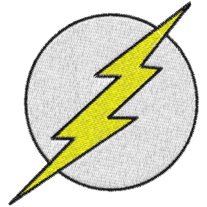 Matriz de Bordado Símbolo do Flash